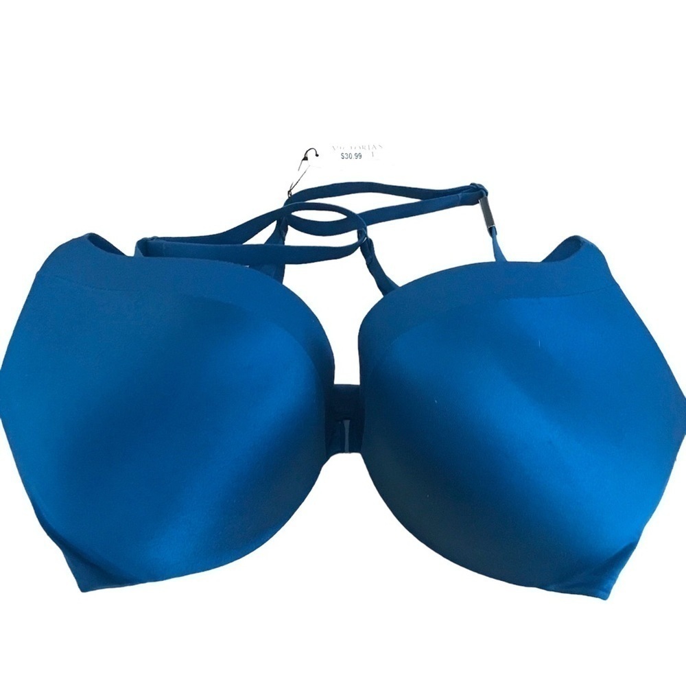 Victoria’s Secret Racer Back Padded Crossback Bra 34DD New